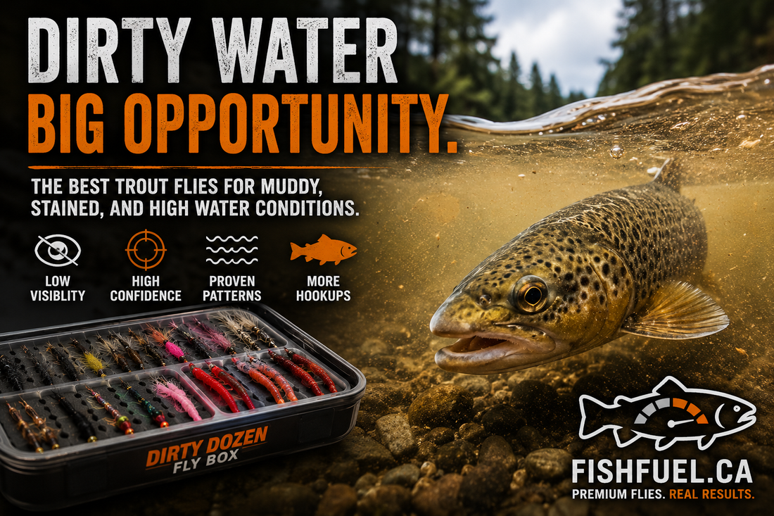 Best Trout Flies for Dirty Water | Top Patterns for Stained Rivers | FishFuel