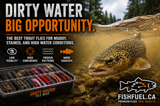 Best Trout Flies for Dirty Water | Top Patterns for Stained Rivers | FishFuel