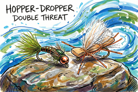 The Ultimate Double Threat: Mastering the Chernobyl & Olive Tung Stud Hopper-Dropper Rig