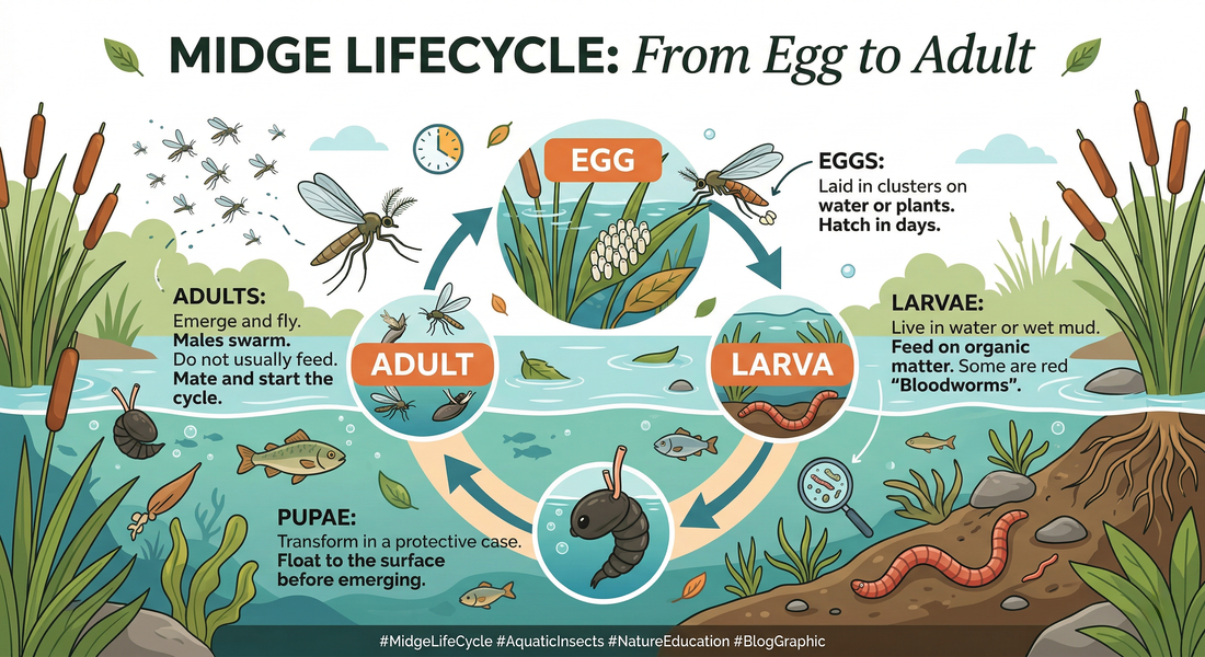 The Midge Lifecycle: The Secret Weapon for Spring Trout Fishing