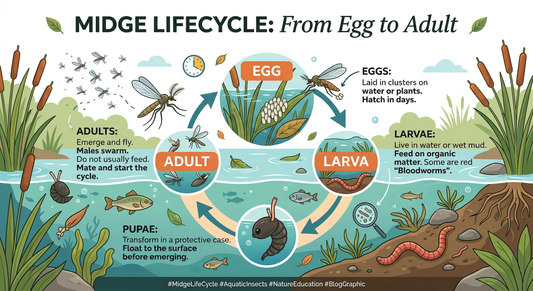 The Midge Lifecycle: The Secret Weapon for Spring Trout Fishing