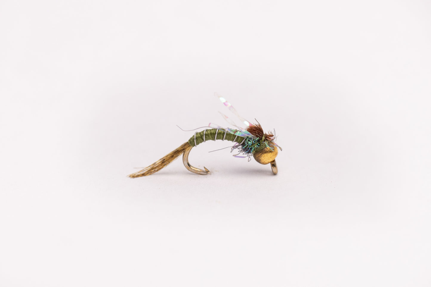 Evil Olive Bead Head Nymph (12 Flies)