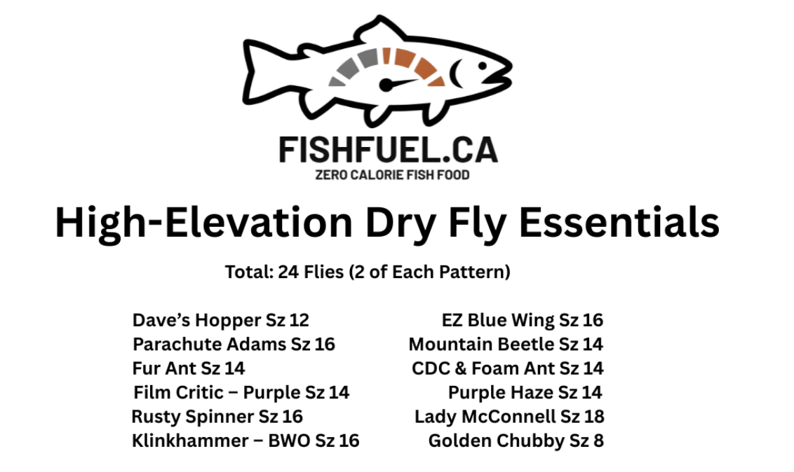 High-Elevation Dry Fly Essentials - Hoppers, Ants & Attractors [READY TO SHIP]
