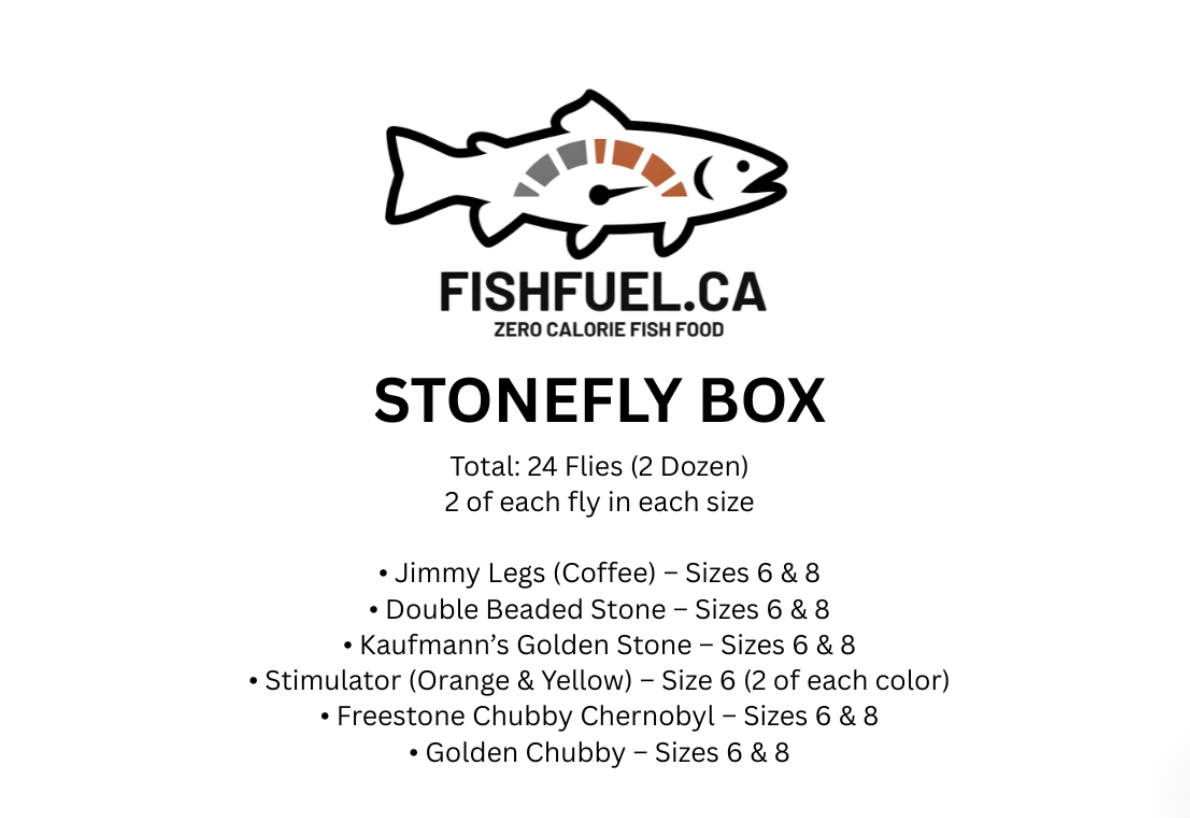 The Stonefly Box - Big Bugs & Big Fish [READY TO SHIP]